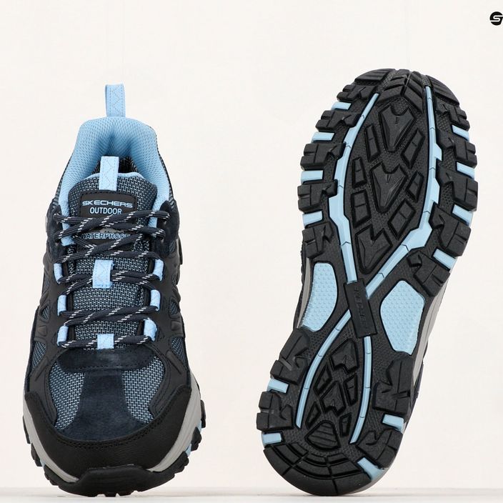 Women's trekking shoes SKECHERS Selmen West Highland navy/gray 14