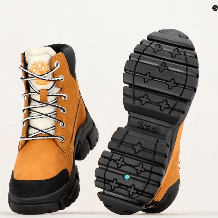Women's Timberland Adley Way Sneaker Boot wheat nubuck trekking boots 10