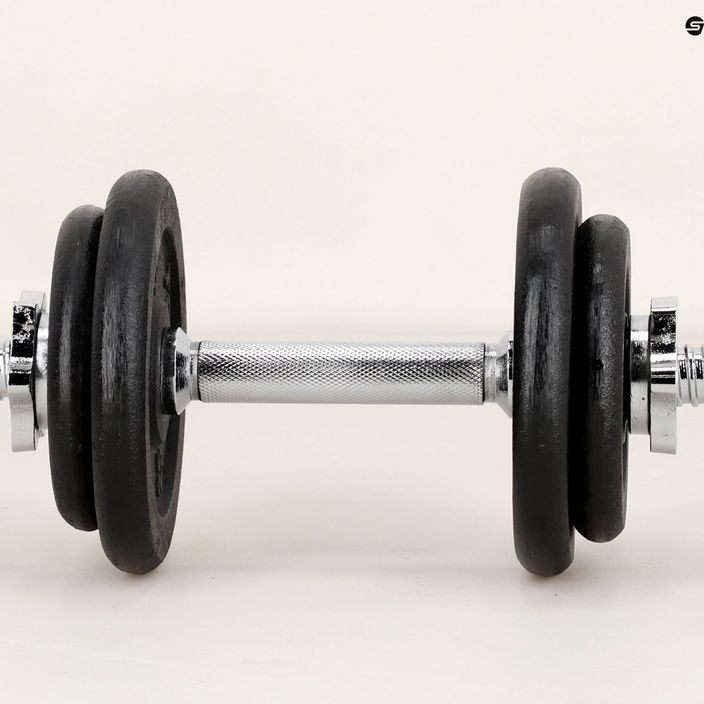 TOORX 10kg cast iron dumbbell in case 4638 9