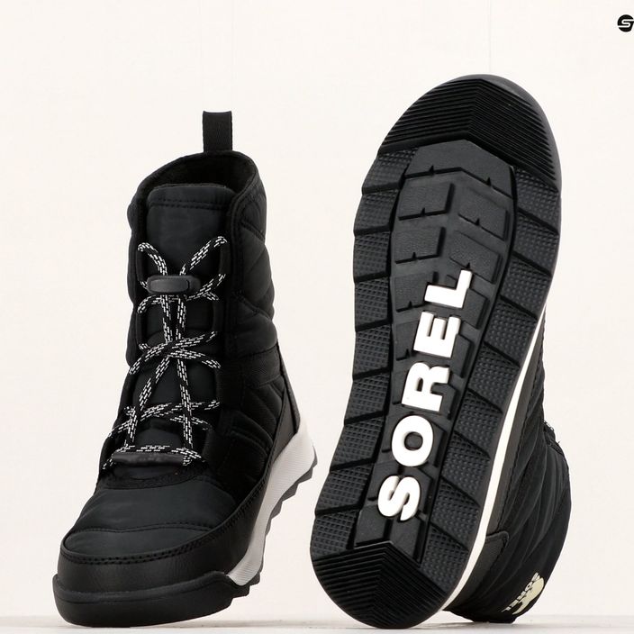 Children's trekking boots Sorel Whitney II Short Lace Wp black/black 15