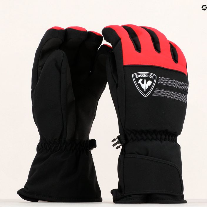 Rossignol men's ski gloves Perf sports red 8