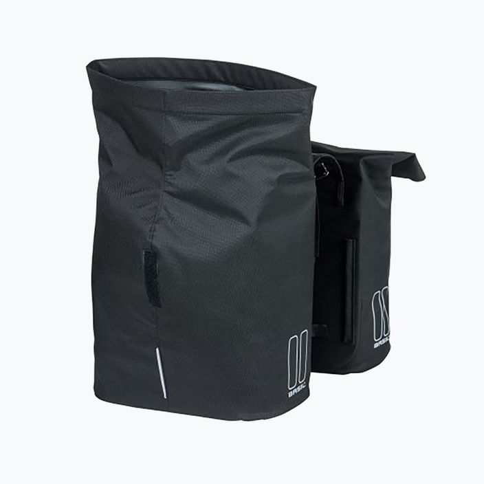 Basil Bloom City Double Bag bike rack bag black B-18071 4