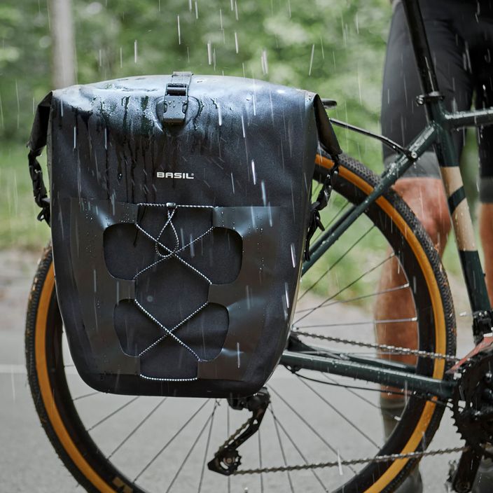 Basil Bloom Navigator Waterproof Single Bag bike rack bag black B-18258 12