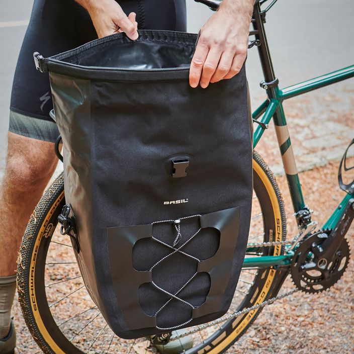 Basil Bloom Navigator Waterproof Single Bag bike rack bag black B-18258 14