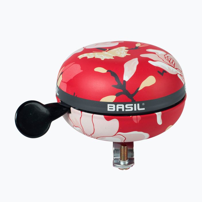Basil Magnolia Big Bell bicycle bell poppy red