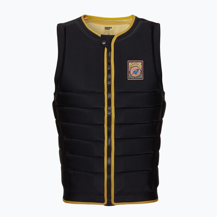 Men's protective waistcoat Mystic The Dom black and yellow 35005.220146