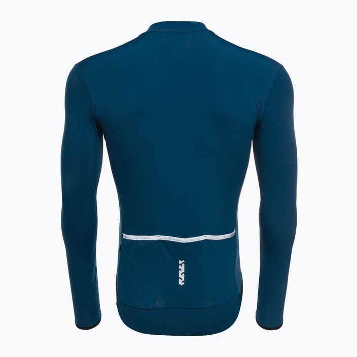 Men's Shimano Vertex Thermal LS Jersey bike sweatshirt blue PCWJSPWUE13MD2705 2