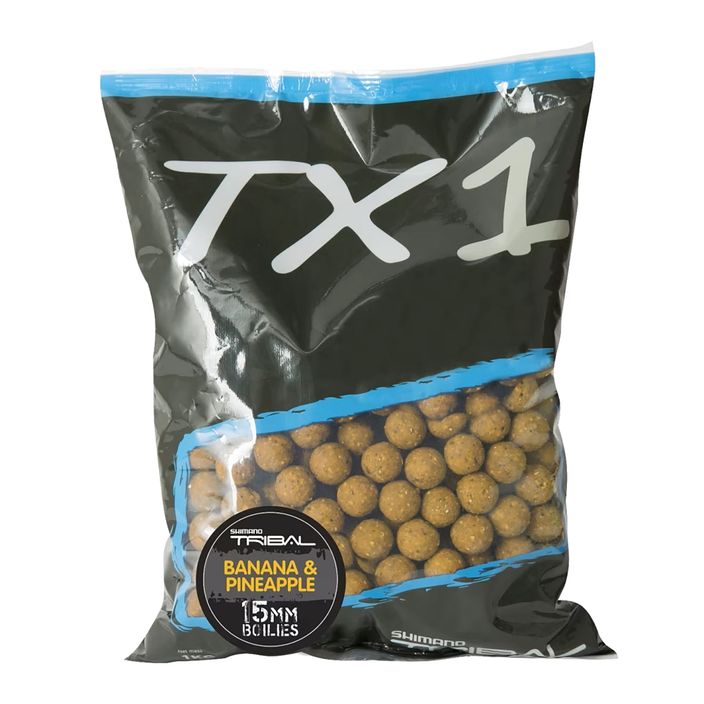 Shimano Tribal TX1 Banana & Pineapple carp boilies 1 kg 2