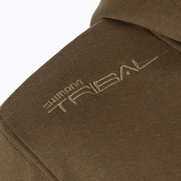 Shimano Tribal Tactical brown fishing sweatshirt SHTTW06M 3