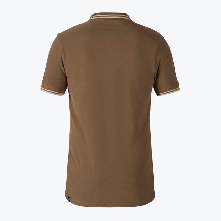 Shimano Tribal Tacnical brown SHTTW17M polo T-shirt 2