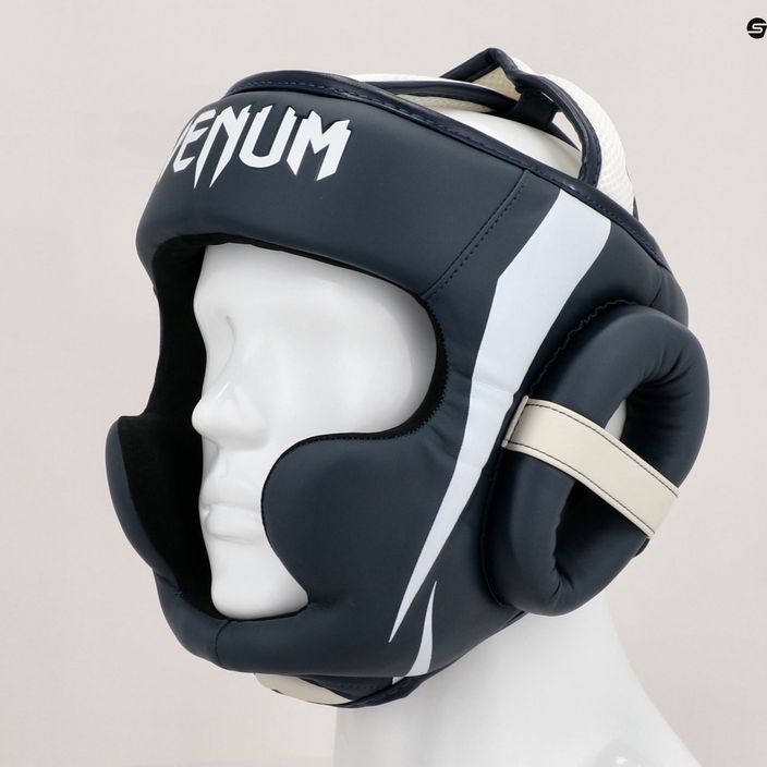 Venum Elite boxing helmet white/navy blue 7