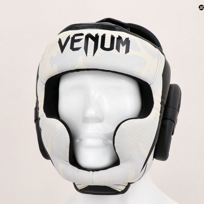Venum Elite white/camo boxing helmet 13
