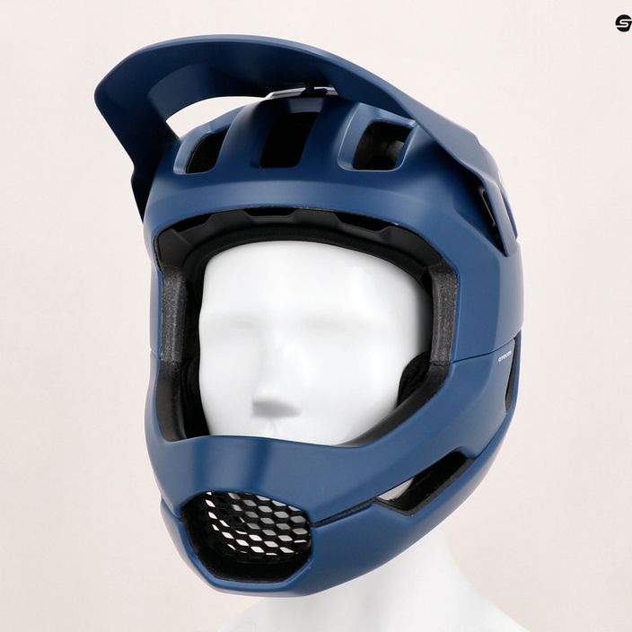 POC Otocon lead blue matt bike helmet 10