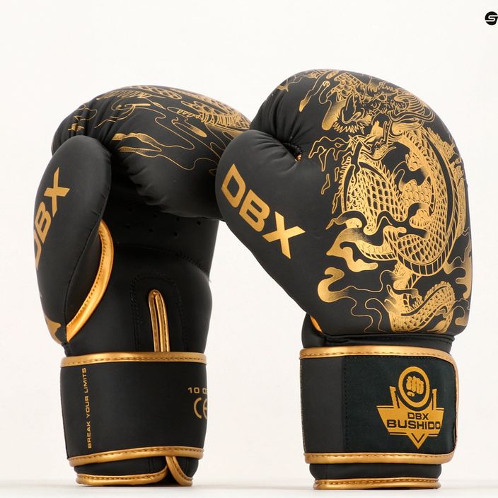 DBX BUSHIDO "Gold Dragon" boxing gloves gold/black 18
