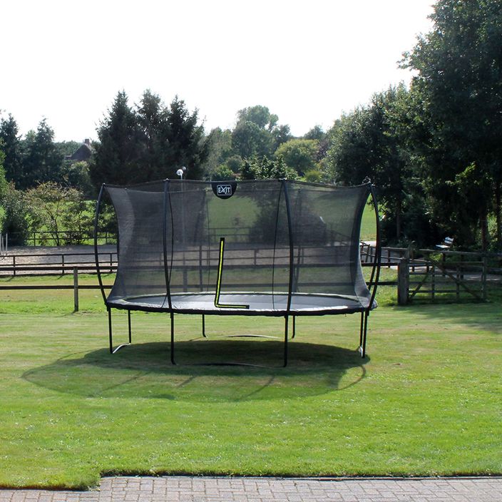 EXIT Silhouette 391 cm garden trampoline black 705234 5
