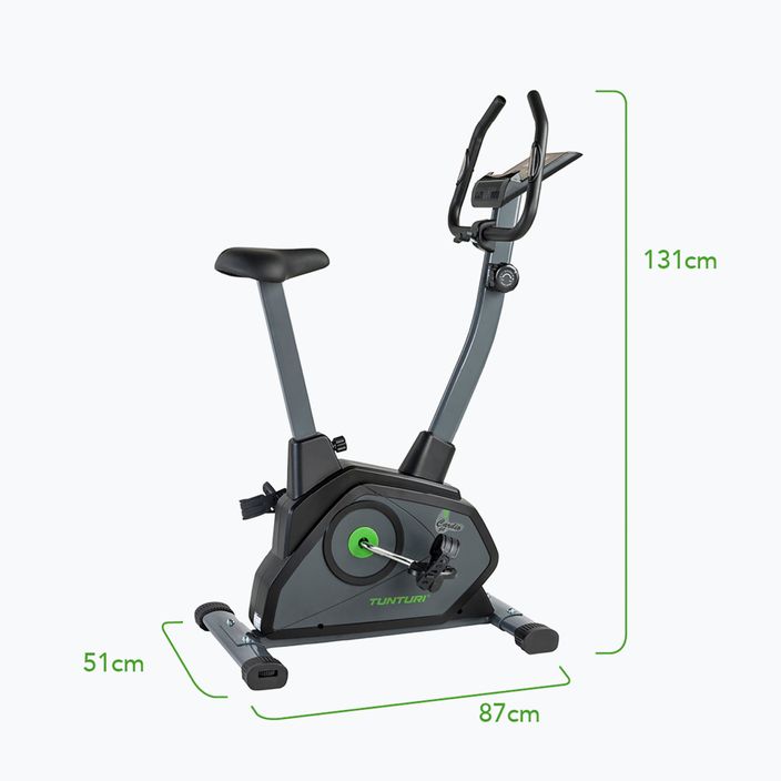 Tunturi Cardio Fit stationary bike B35 black 10