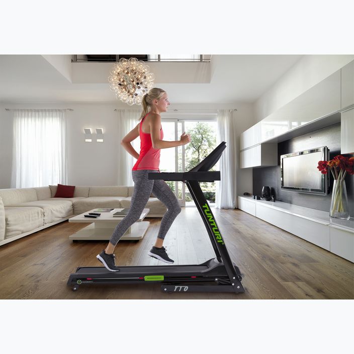 Tunturi Competence T10 black electric treadmill 14