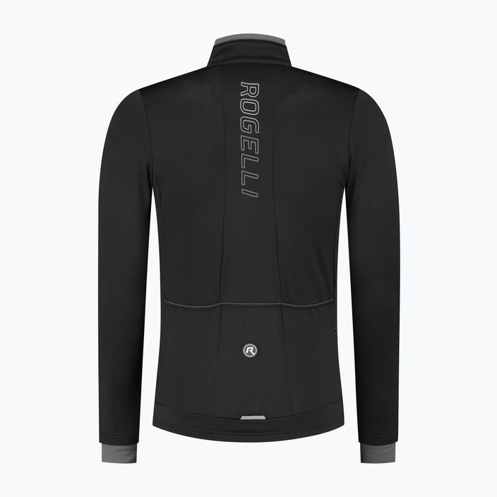 Men's cycling longsleeve Rogelli Essential black 5