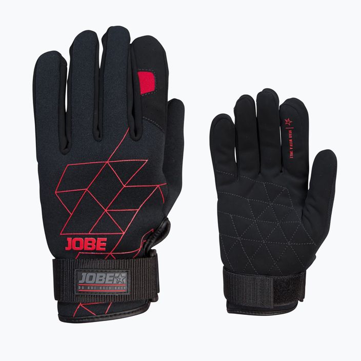JOBE Stream wakeboard gloves black and red 341017002 6