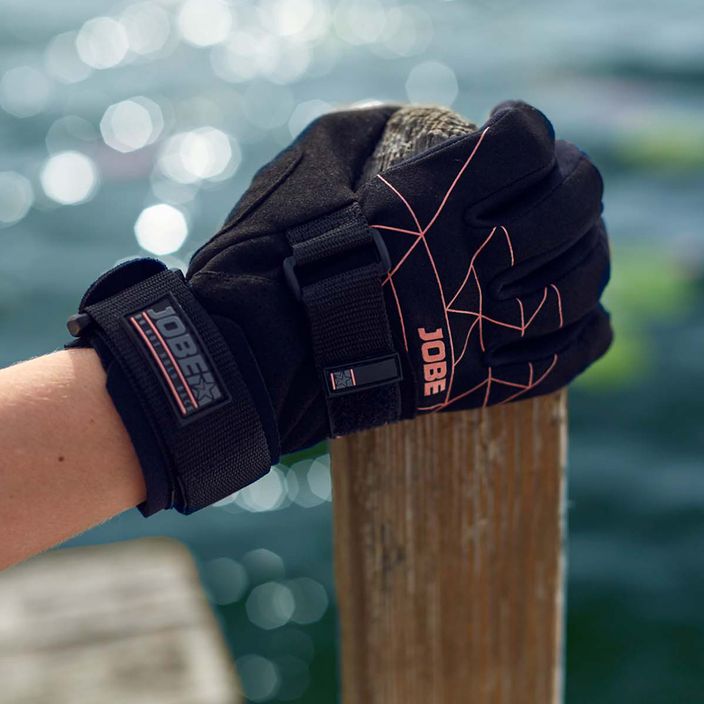 JOBE Stream wakeboard gloves black and red 341017002 7