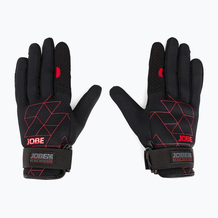 JOBE Stream wakeboard gloves black and red 341017002 3