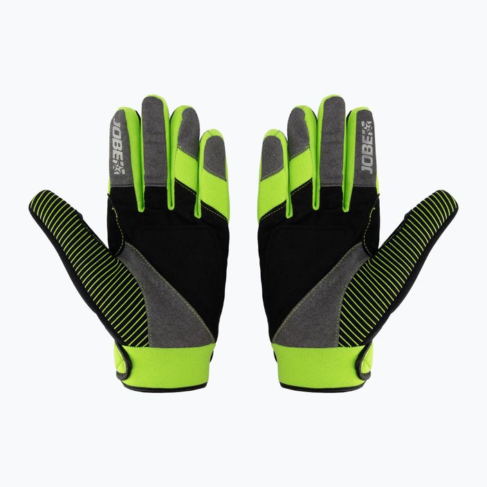 JOBE Suction men's wakeboarding gloves black and green 340021001 2