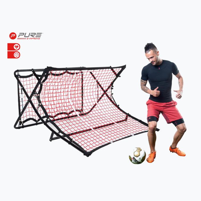 Pure2Improve P2I Soccer Rebounder Red 2145 Volleyball Frame Trainer 7