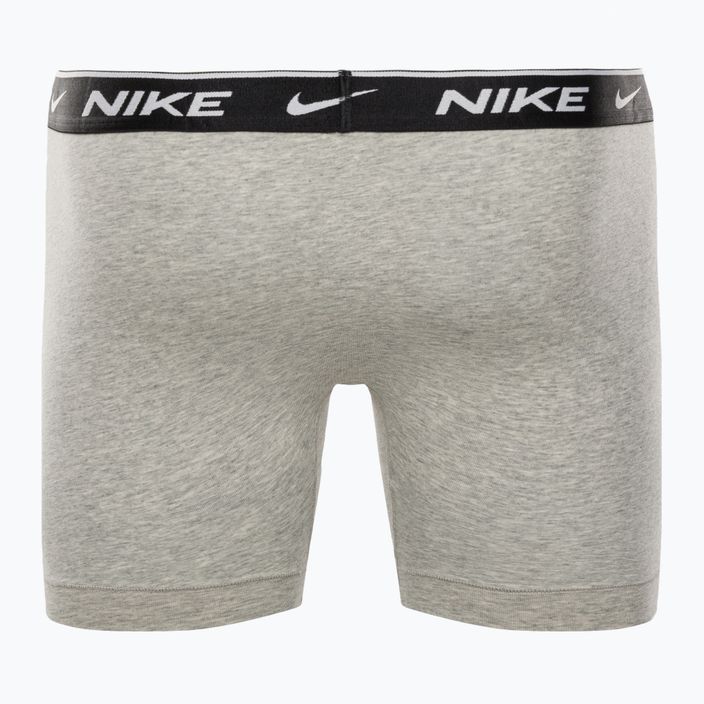 Men's Nike Everyday Cotton Stretch Boxer Brief 3Pk MP1 white/grey heather / black 6
