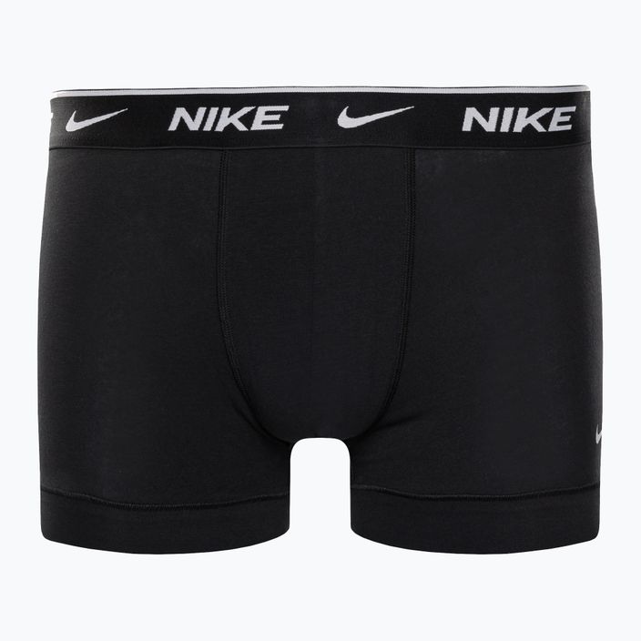 Men's boxer shorts Nike Everyday Cotton Stretch Trunk 3Pk UB1 black