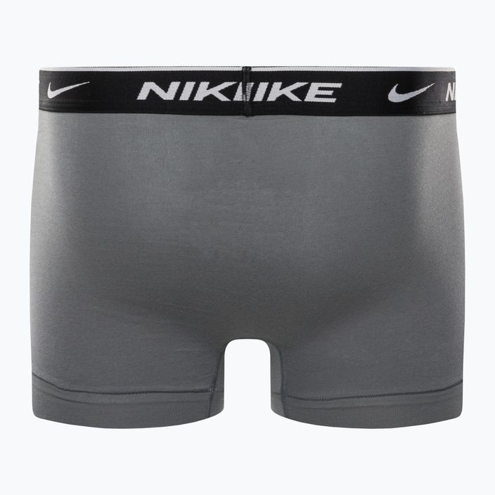Men's boxer shorts Nike Everyday Cotton Stretch Trunk 3Pk UB1 swoosh print/grey/uni blue 6