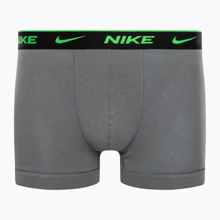 Men's boxer shorts Nike Everyday Cotton Stretch Trunk 3Pk BAU geo block print/cool grey/black 5