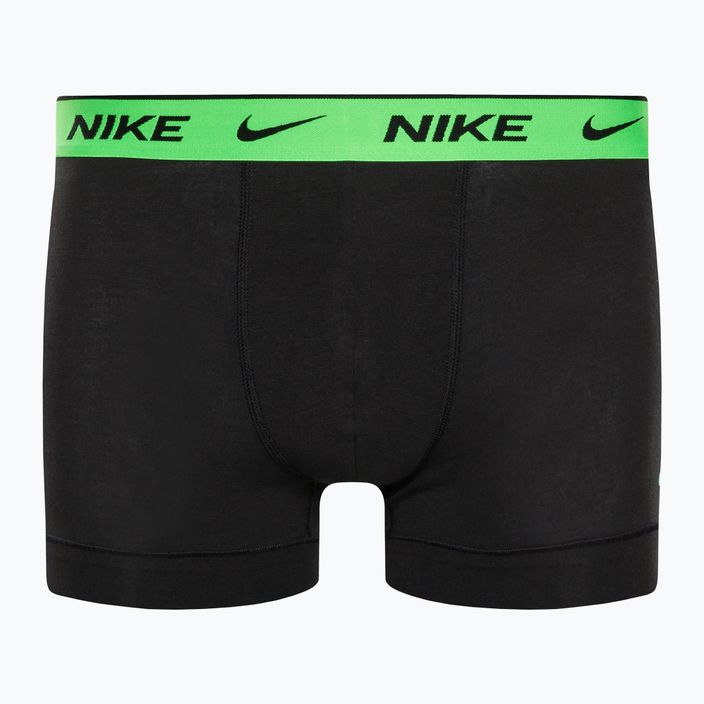 Men's boxer shorts Nike Everyday Cotton Stretch Trunk 3Pk BAU geo block print/cool grey/black 8