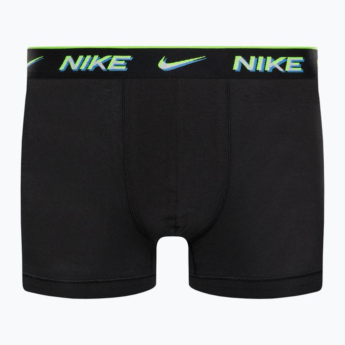 Men's boxer shorts Nike Everyday Cotton Stretch Trunk 3Pk UB1 black/transparency wb 5