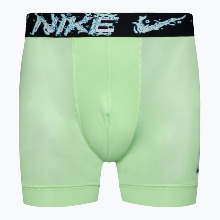 Men's Nike Dri-Fit Essential Micro Boxer Brief 3 pairs black/green/blue 3