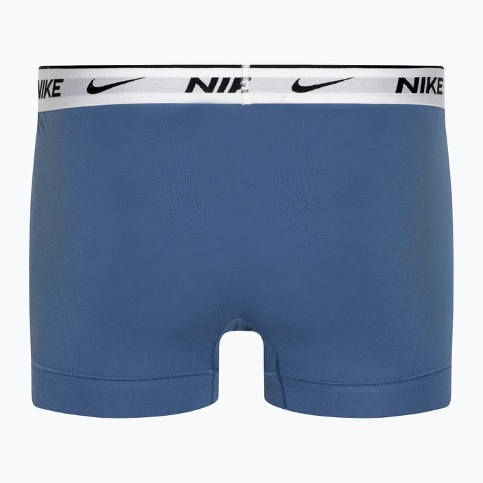 Men's Nike Everyday Cotton Stretch Trunk boxer shorts 3 pairs star blue/wolf grey/black white 3