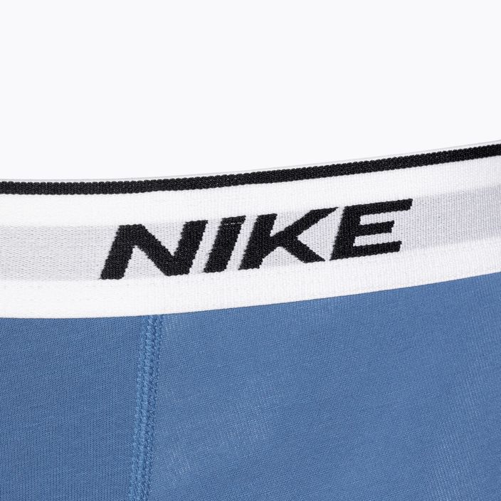 Men's Nike Everyday Cotton Stretch Trunk boxer shorts 3 pairs star blue/wolf grey/black white 5