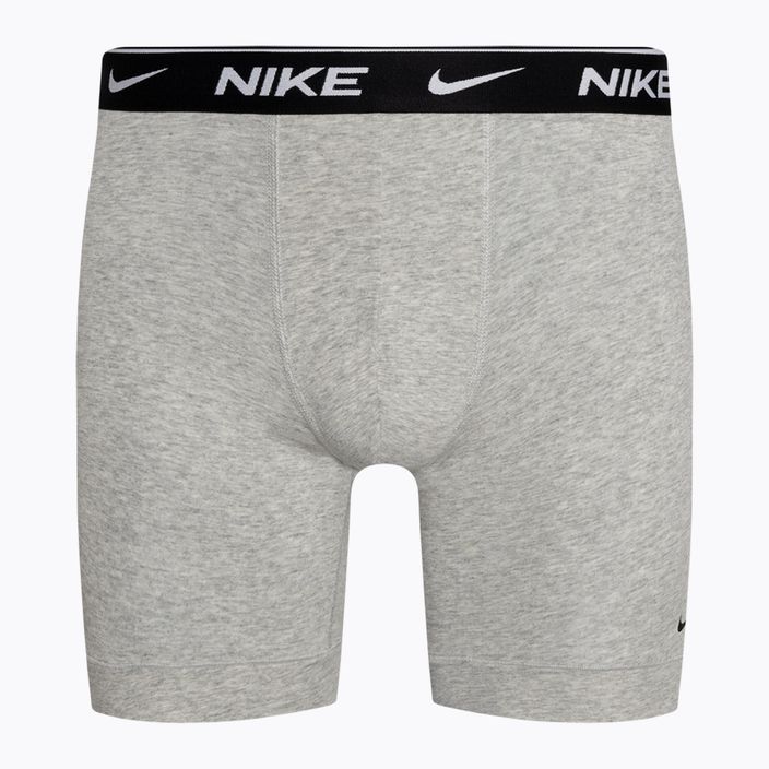 Men's Nike Everyday Cotton Stretch Boxer Brief 3 pairs pear/heather grey/black 3