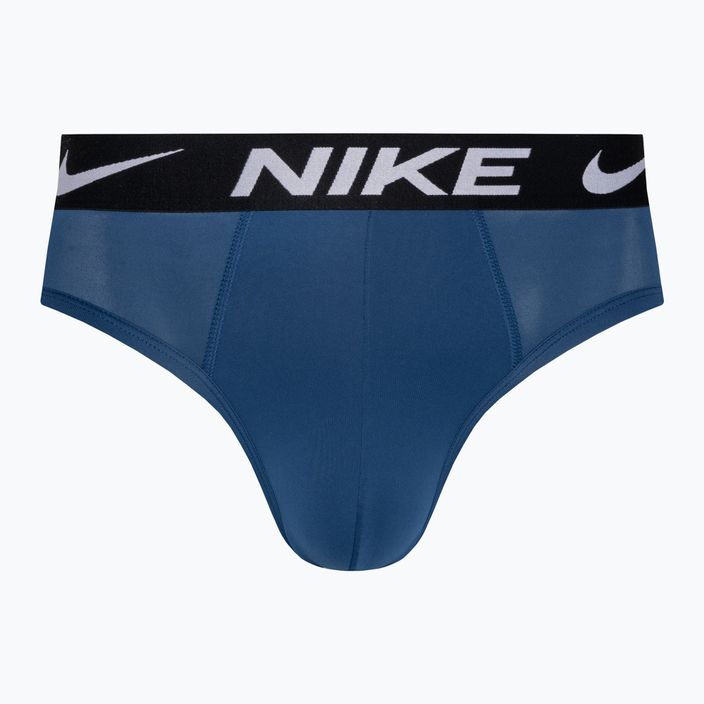 Men's Nike Essential Micro Boxer Brief 3 pairs grey/court blue/dark red 2