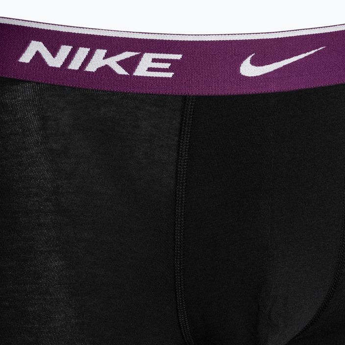 Men's Nike Everyday Cotton Stretch Trunk boxer shorts 3 pairs turquoise/violet/blue 6