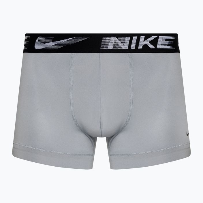Nike Dri-Fit Essential Micro Trunk men's boxer shorts 3 pairs violet/wolf grey/black 3