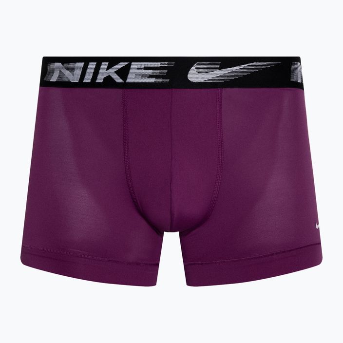 Nike Dri-Fit Essential Micro Trunk men's boxer shorts 3 pairs violet/wolf grey/black 4