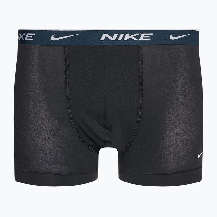 Men's boxer shorts Nike Everyday Cotton Stretch Trunk 3 pairs black/armory navy/black 5