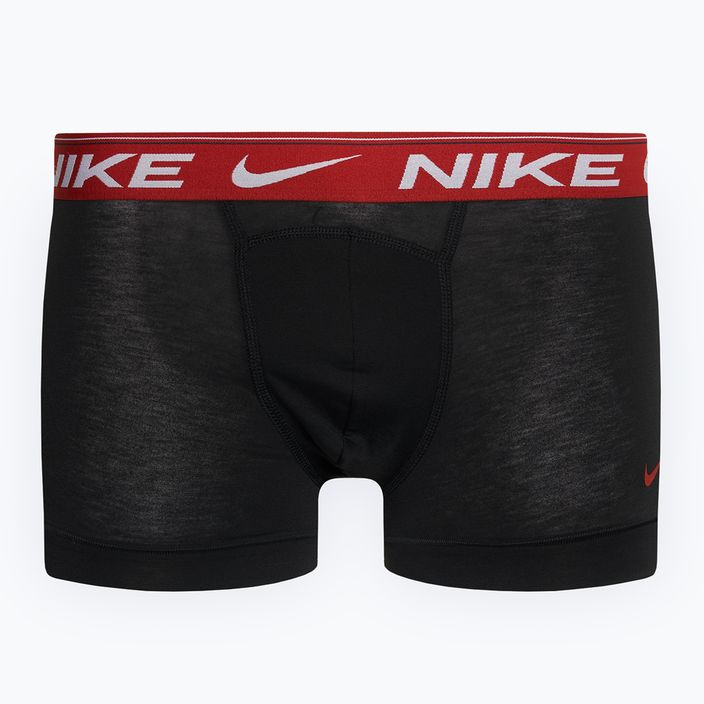 Men's boxer shorts Nike Dri-FIT Ultra Comfort Trunk 3 pairs black moon/dragon red/armory navy 2