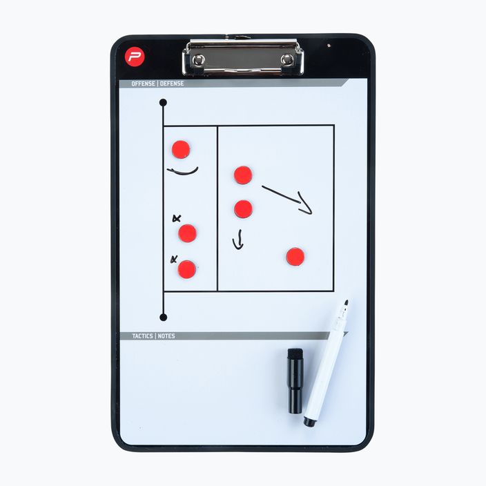 Pure2Improve white and brown volleyball tactical board 2134 2