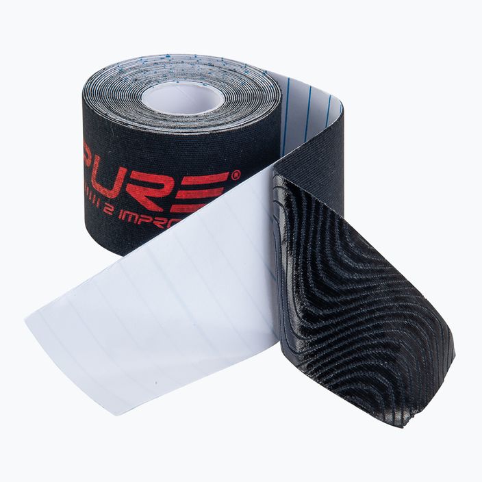 Pure2Improve black/red kinesio taping tape 2