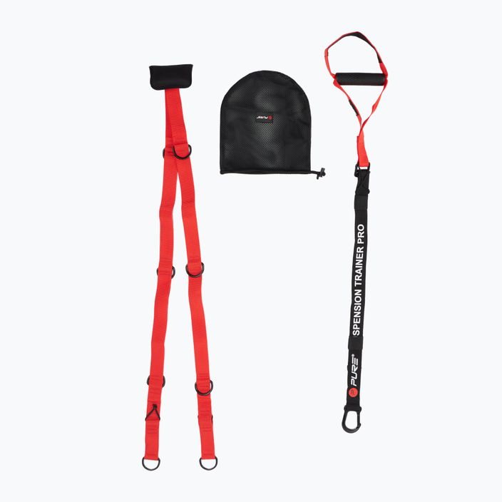 Pure2Improve Suspension Trainer Pro straps red/black 2214