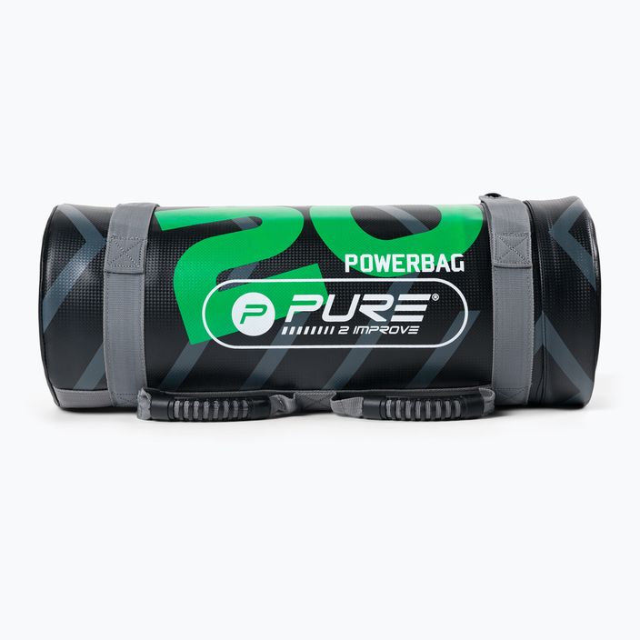 Pure2Improve 20kg power punching bag black/green P2I202250 2