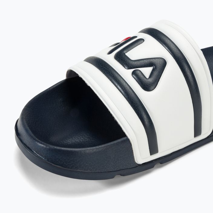 FILA Morro Bay men's slides white / fila navy 7