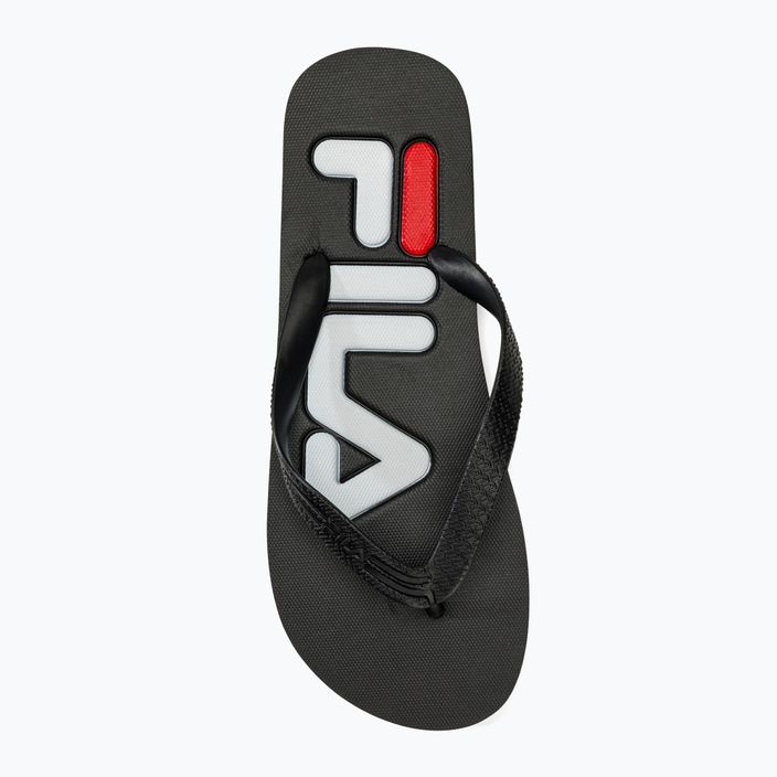 FILA Troy black men's flip flops 5