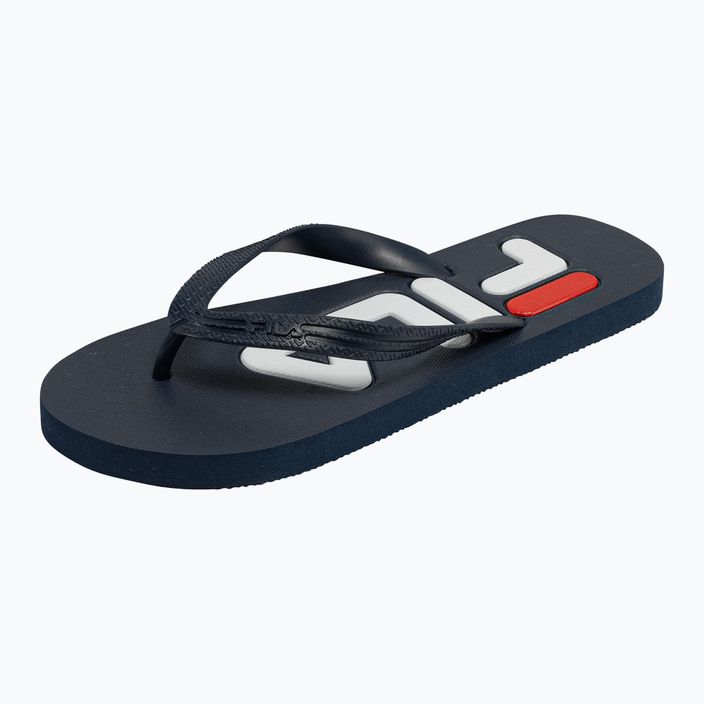 FILA men's Troy dress blues flip flops 8